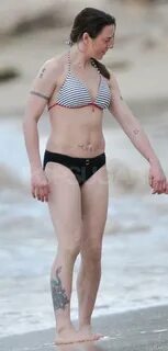 Pictures of Mel C in a Bikini With Daughter Scarlet in Barba
