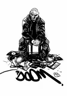 ALL CAPS when you spell the man's name- MF DOOM. Hip hop ill