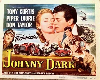 Tony Curtis and Don Taylor in Johnny Dark (1954) Johnny dark