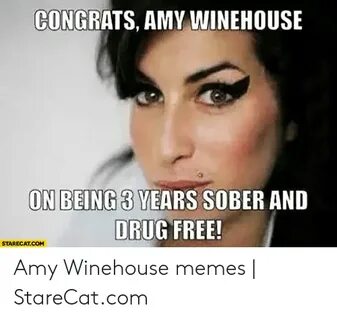CONGRATS AMY WINEHOUSE ON BEING 3 YEARS SOBER AND DRUG FREE!