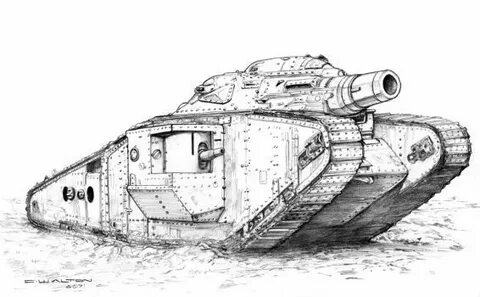 Wild Skies Europa Tempest British Tank 1 by ChuckWalton Brit