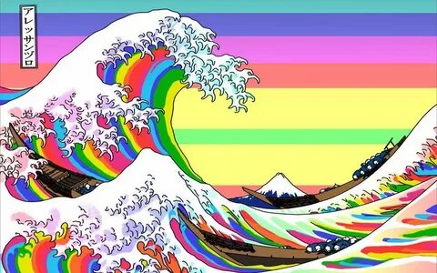 The Great Rainbow Off Kanagawa by sessiondesign Waves, Wave 