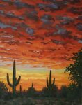 Fire in the Sky Painting by Kevin McCain Fine Art America