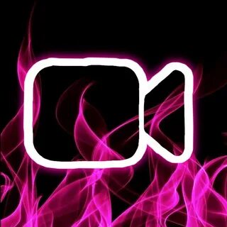 Pink neon FaceTime icon Wallpaper iphone neon, App icon desi