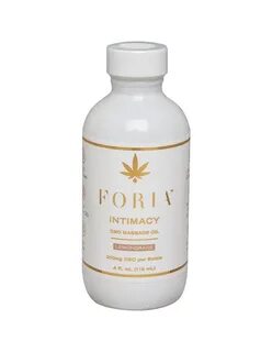 Foria - Intimacy Massage Oil Lemongrass 200Mg Cbd - 4580-04-