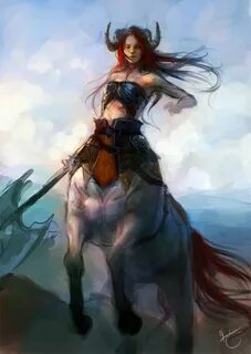 Barbarian Centauress Female centaur, Centaur, Warrior woman