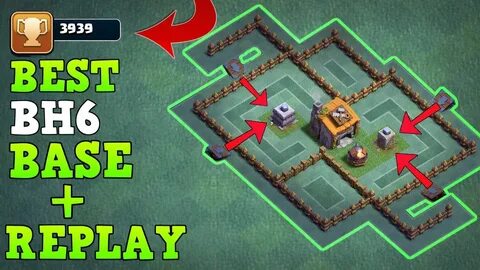 Best Builder Hall 6 Base w/ PROOF!! CoC New BH6 Base Builder