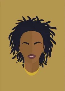 Lauryn Hill Icon 5x7 Matted Print #theblocla #supportlocal #