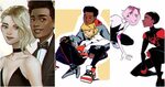 Miles Morales Gwen Stacy Fan Art All in one Photos