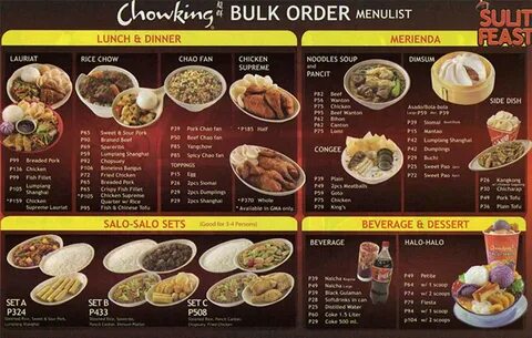 Chowking Menu and Prices 2022 - RestaurantFoodMenu