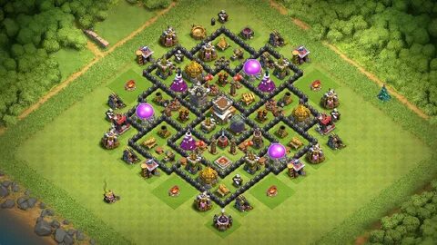 Coc Th8 Hybrid Base - Clash For Clans