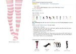Pink striped programming socks Programming Socks Know Your M