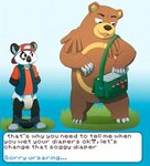 Trainer in diapers by Diaper-Koala -- Fur Affinity dot net