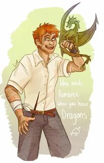 Asexuality Charlie Weasley dragons but who needs romance whe