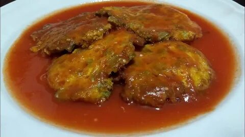 Tortitas de Nopales en Salsa de Jitomate #32. - YouTube