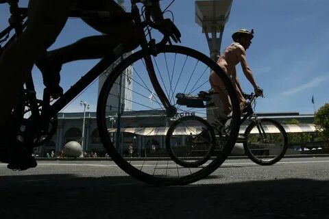 World Naked Bike Ride in San Francisco