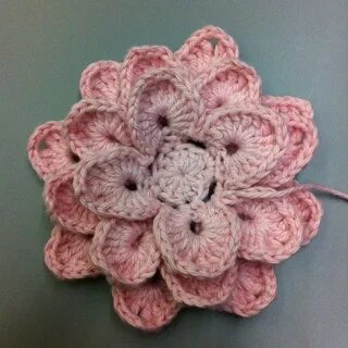 Suvi's Crochet: Lotus Flower Crochet flower tutorial, Croche