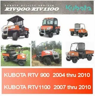 Kubota RTV 900, RTV 1100 купить в Америке, лот 232218762490