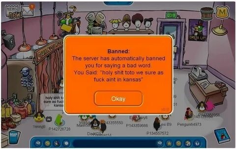 How I got banned from club penguin Club penguin, Club pengui