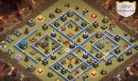 10 Best TH12 Base Links 2022 (War Farming Trophy, Hybrid) - 