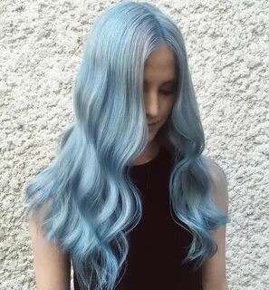 ice blue hair Light blue hair, Hair color blue, Icy blue hai