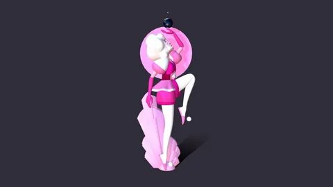 Steven Universe Pink Diamond - 3D model by SaltySaveState 03