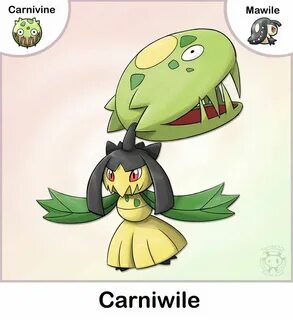 Carnivine + Mawile Fusion by Twime777 Pokemon fusion art, Po