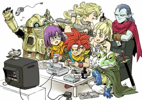 Wallpaper : SNES, Chrono Trigger, Akira Toriyama 3508x2480 -