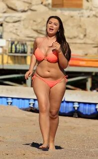 LAUREN GOODGER in Bikini on the Beach in Egypt - HawtCelebs