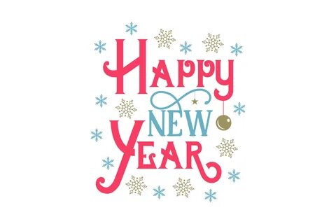 Happy New Year SVG Cut file by Creative Fabrica Crafts - Cre