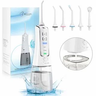 Buy BESTOPE Water Flosser Cordless Oral Irrigator Electric F