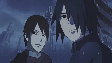 Sasuke and Sai Visits the Hidden Rain Village for Informatio