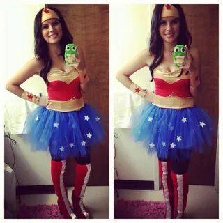 Made this Wonder Woman costume from head to toe!! Happy Hall