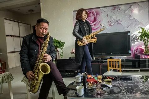 Chinese sax video