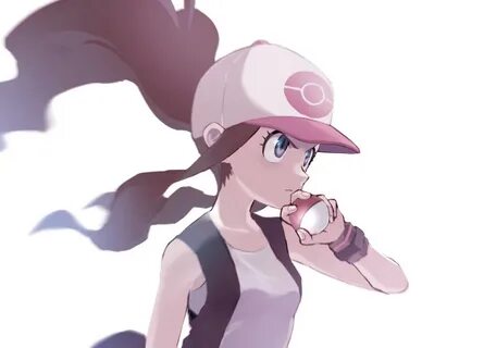 Safebooru - 1girl blue eyes brown hair closed mouth hat hild