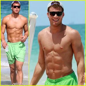 Blake Griffin: Shirtless Sun Time in Miami! Blake Griffin, S