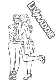 Liv And Maddie Coloring Pages / Create unusual characters, e