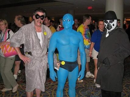 Watchmen - Comedian, Dr Manhattan, and Rorschach Best cospla