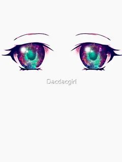 "Anime Eyes - Galaxy 1" T-shirt by Dacdacgirl Redbubble