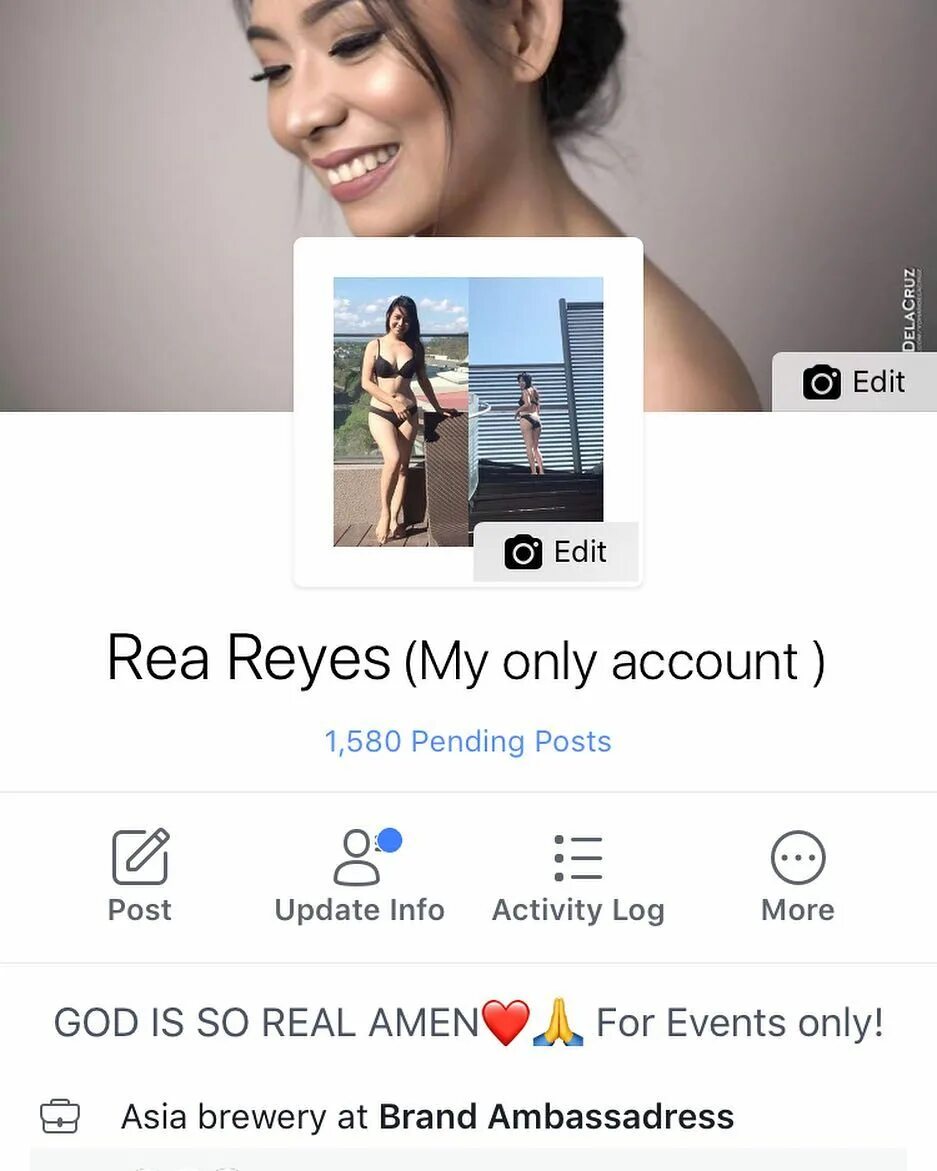 Rea Reyes posted on Instagram: “My Fb account ☺️” • See all of @aer.reyes&a...