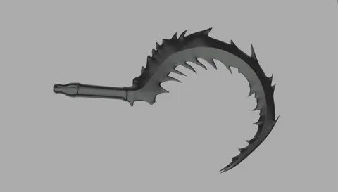 noob saibot weapon sickle 3D print settings Mito3D