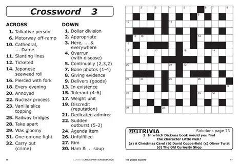 Printable Universal Crossword Puzzle Today - Boston Globe Su