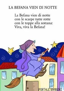 la befana vien di notte filastrocche sull'epifania Filastroc