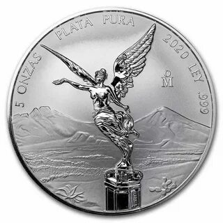 LIBERTAD - MEXICO - 2020 5 oz Reverse Proof Silver Coin in C