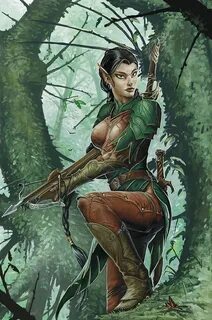 Female Pathfinder Half-Elf Ranger She’s got me Dancin! Chara