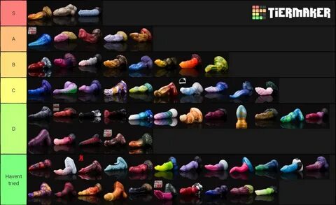 טוויטר \ Kitty 🔞 בטוויטר: "My @bad_dragon tier list! This wa