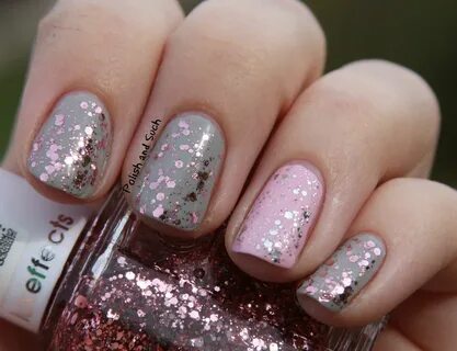 Polish and Such: Go Pink Wednesday! Glitter Edition! Ombre n