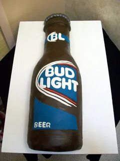 Bud Light Cake Beer cake, Bud light cake, Bottle cake