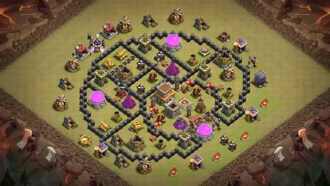 NEW Clash of Clans Town Hall 8 TH8 War Base 2018 September