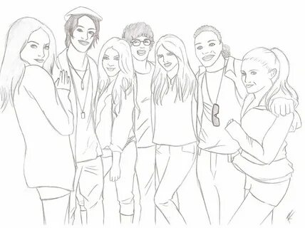 Victorious Coloring Page - Coloring Home